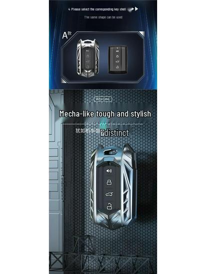 21 Tank Key Shell: Signal-Friendly Tank 300 Silicone & Zinc Alloy Car Key Cover