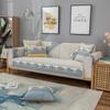 Nordic Einfache Sofa Kissen Vier Jahreszeiten Universal Non-Slip Leder Sofa Abdeckung Chenille High-End Kissen Rückenlehne Handtuch Abdeckung tuch