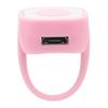 Ring Remote Control Rechargeable Fingertip Bluetooth Button Clicker for Camera Shutter Selfie Button Pink