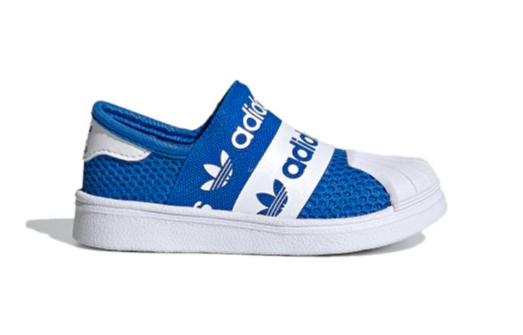 adidas Originals Superstar Collection Smr 360 I Breathable Low Top Toddler Shoes Blue Infant And Toddler FV7606