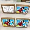 Anime Figure Dragon Ball Light Painting Photo Frame Goku Vegeta Led Night Birthday Bedroom Decor Original Gifts Moon Lamp Round Sensory Compression