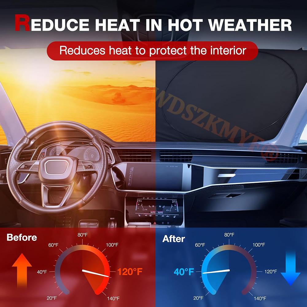 Devil's Eyes 70x150cm Cartoon Car SunShade Windscreen Front Window Visor Sun Visor Solar Protect Car Accessories