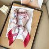 Small Square Scarf Silk Scarf Women's Spring and Autumn Fashion Versatile with Shirt 2025 New Scarf Women's Scarf Headband High Sense