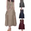 2025 Japanese & Korean Retro Sleeveless Commuter & Vacation Casual Dress