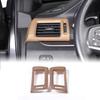 2PCS Side Air Vent Frame Trim for Honda Pilot 2016-2022/ Ridgeline 2017-2024/ Passport 2019-2024, ABS Center Console Side Air Conditioning Outlet