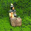 Solar Garden Ornaments: Squirrel & Duck Water Fountain for Outdoor Décor
