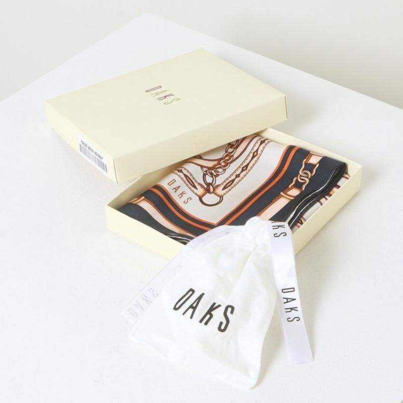 Daks Navy Dd Chain Scarf   Ring Set Dcsc6e701n2