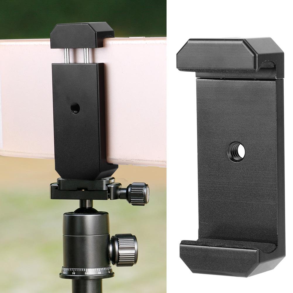 1Pcs Aluminum Alloy Mobile Phone Clip Holder Extendable Phone Clip Bracket Stand