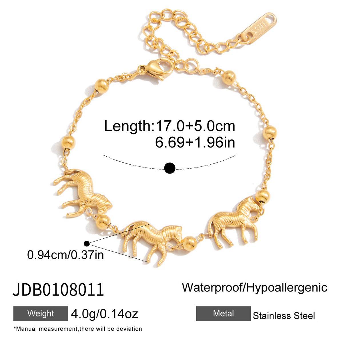 

JYL TS Bracelet 18K Minimalist Style Maintains Elegance & Prosperity JDB0108011 бронзовий