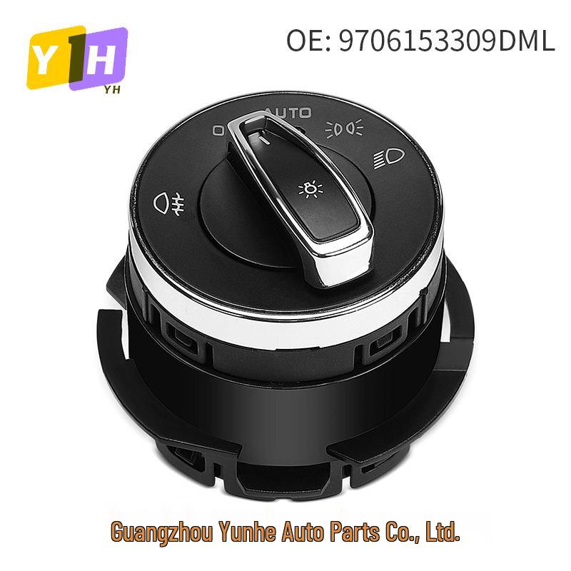 9706153309DML: Compatible Headlight Switch Rotary Knob for Porsche Panamera (Part No. 97061353308) YH