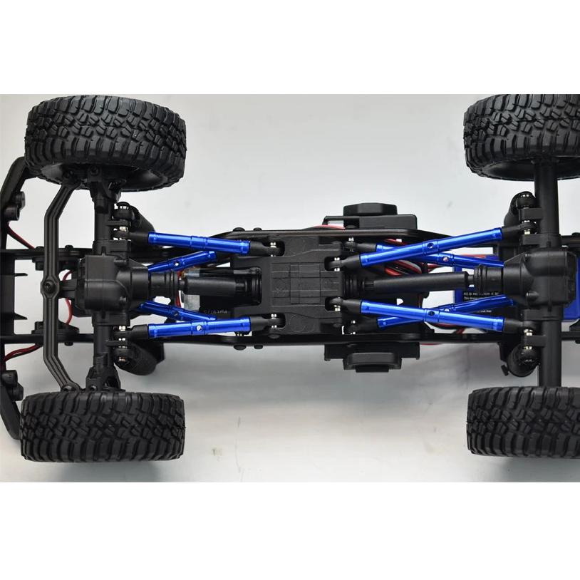 GPM Metal Alloy Adjustable Full Set Tie Rod Links 9742R+9749 for Traxxas 1/18 TRX4M TRX-4M Defender Bronco RC Crawler Car