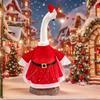 Christmas Porch Goose Outfits Goose Statue Clothes Goose Clothes for Indoor Outdoor Patio Yard Lawn Art Decor