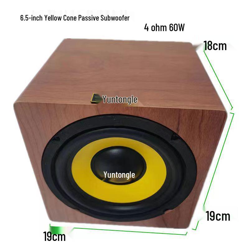 4, 5 & 6.5-Inch Passive Subwoofer for Car, Home, or Bookshelf