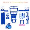 Car-Styling 5D Carbon Fiber Car Interior Center Console Color Change Molding Sticker Decals For Volkswagen VW Golf 6 GTI MK6 R20