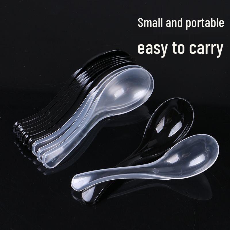 ZISIZ Individually Packaged Disposable Plastic Spoon