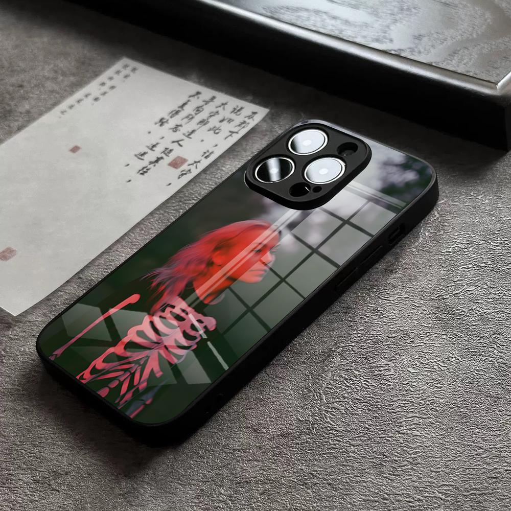 

Punisher Phoebe Bridgers Phone Case For IPhone 16 Pro Max 15 Plus 14 Pro 12 11 13 Mini X XR XS Max 8 7 Plus SE Glass Cover iPhone14 Plus