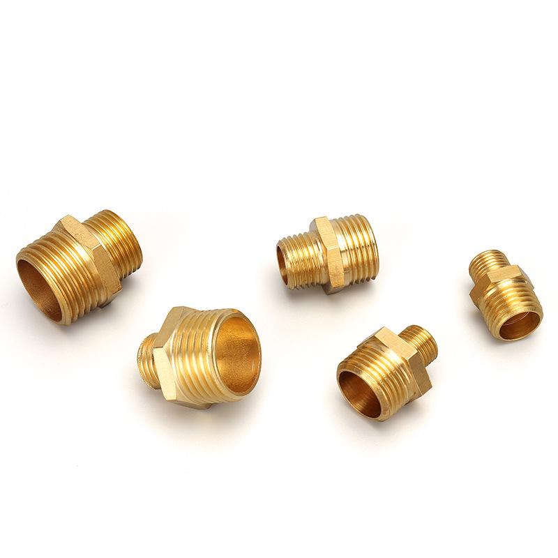 Copper Gas Quick-Connect Thickened Male Thread Pagoda Fitting Ferrule