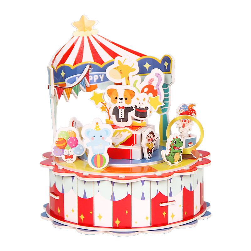 Every Plant and Tree Preschool 3D Puzzle DIY Music Box Educational Toy