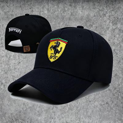 Unisex Casual Baseball Caps Adjustable Outdoor Sport Sunscreen Hat for Ferrari F1 F80 SF90 Stradale SF90Spider 296 GTB 296 GTS