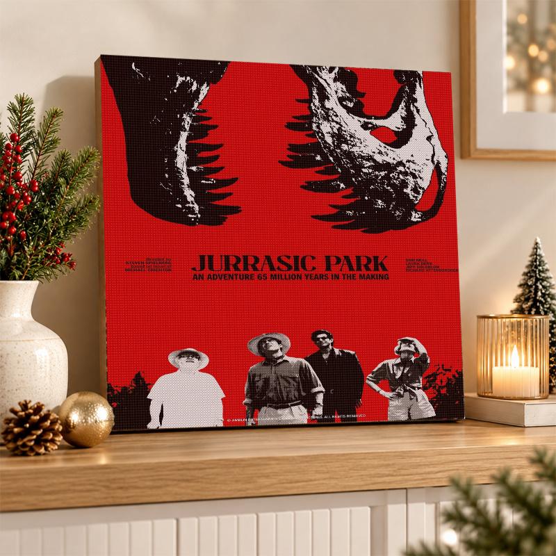 Jurassic Park Diamond Painting Kit 5D Full Drill DIY Diamond Mosaic Wall Art Home Decor