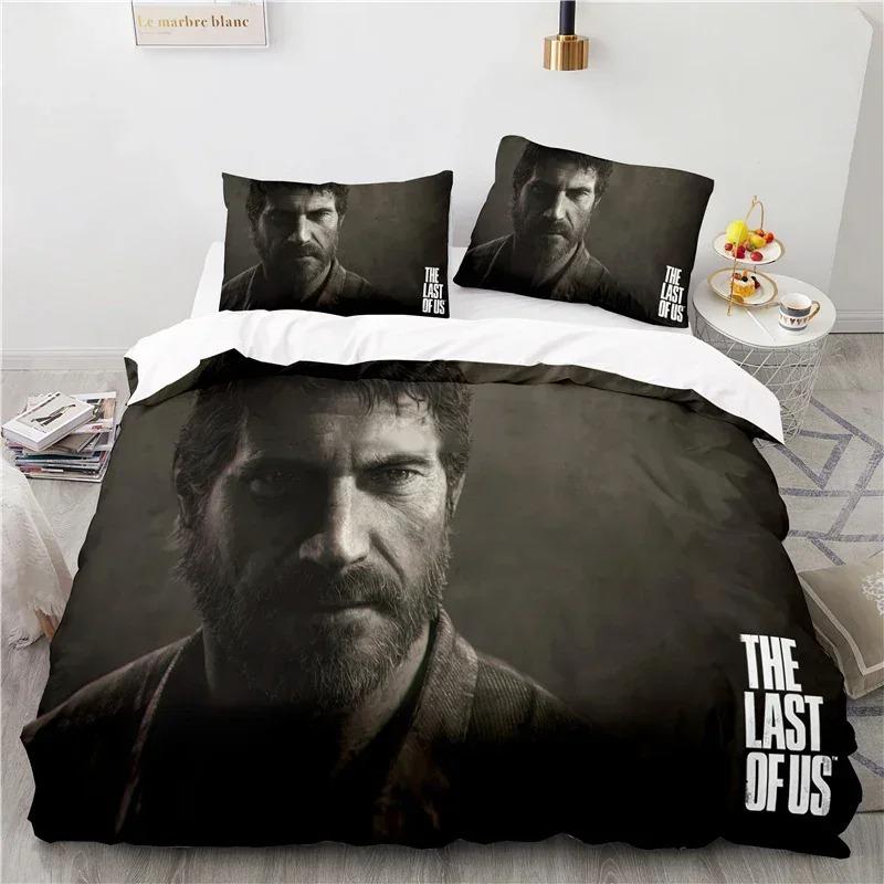 3D Printed The Last of Us Duvet Cover Game Pillowcase Bedding Set Double Twin Full Queen King Adult Kids Bedclothes Quilt Cover