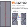 Magnetic Thermal Insulated Door Curtain for Winter Fits Door Size 36" x 82" Temporary Thermal Insulation Door Cover Upgraded Thicker Oxford Cloth