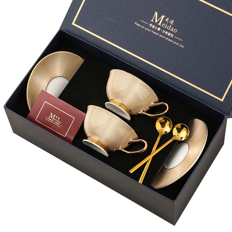 

MeidQO European Bone China Coffee Cup Set