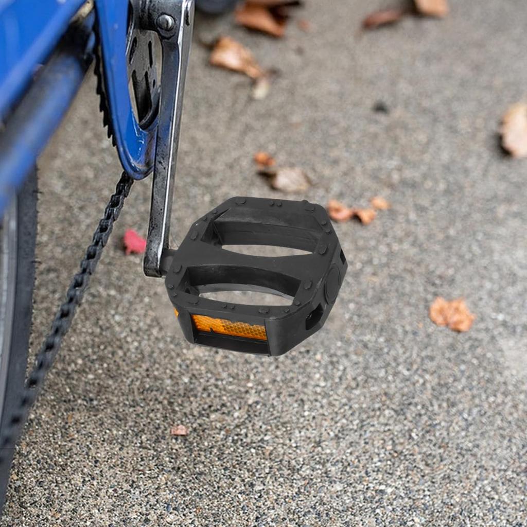 Sosoport Children's Bicycle Pedals Made of Non-Slip Plastic, Wide Compatibility,