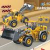 2.4G Remote Controlled Bulldozer Nine Channel Loading Vehicle Simulation Excavation Engineering Gifts for 6+ Children