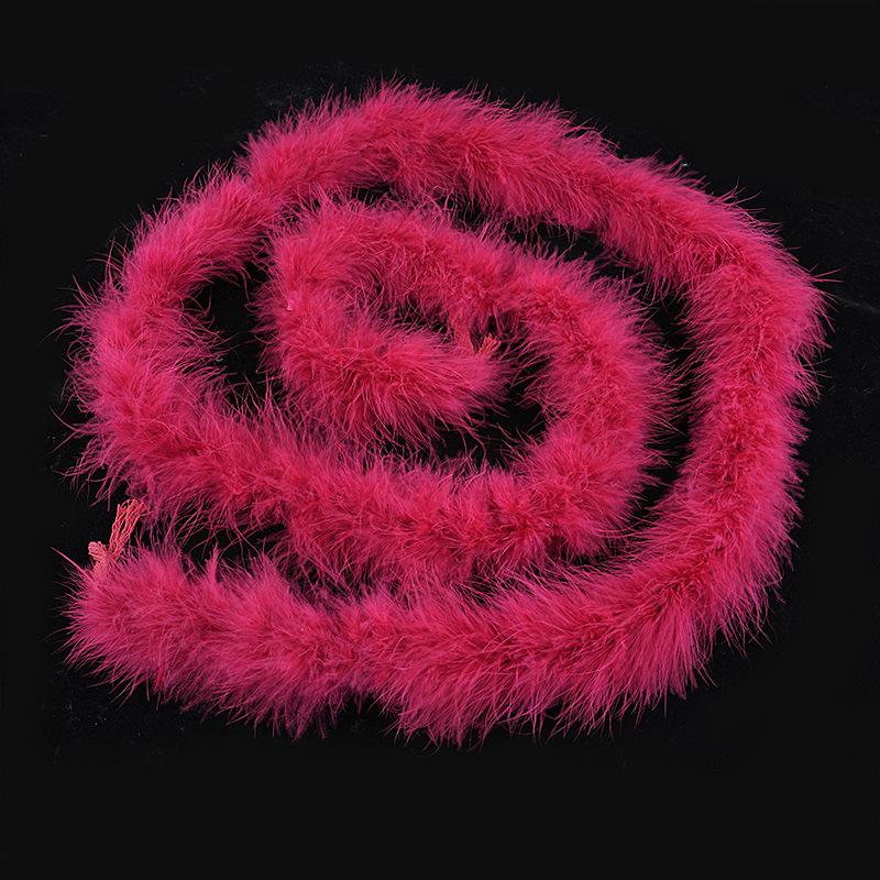 Encrypted Colored Turkey Feather Strips for DIY Decorations & Stage Costumes