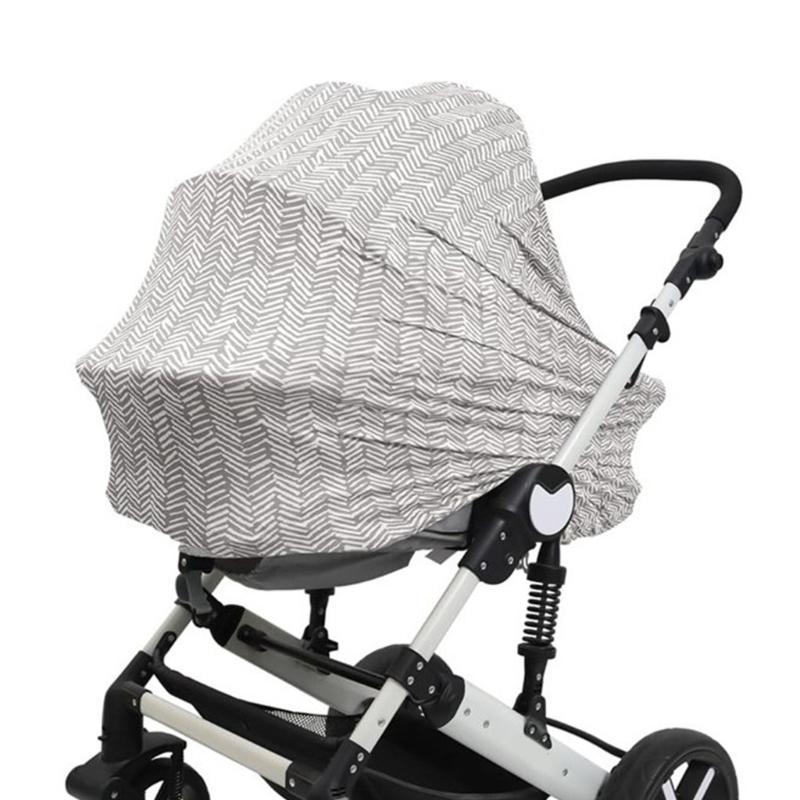 Soft Breastfeeding Towel Nursing Cover Safety Seat Sunshade Windproof Sleeve Baby Strollers Carrying Basket Cover