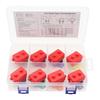 8pcs Auto Reset Circuit Breaker with Cover 12V - 24V 5A-50A For Car RV Marine Boat