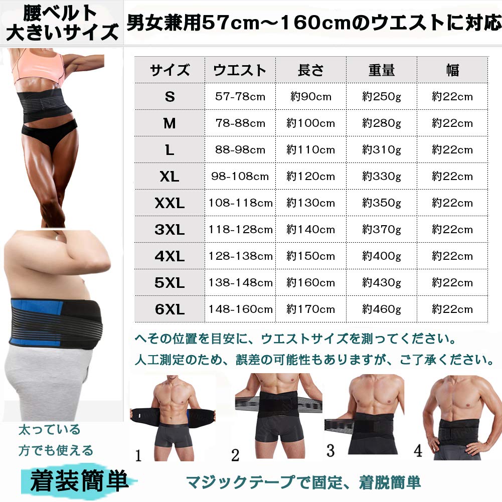 Taillenkorsett große Taillenstütze Lendenwirbelsäule starke Taille bequeme Taille Becken zur Formgebung für für breit für Männer und Gürtel, Größe, Gürtel, Stütze,