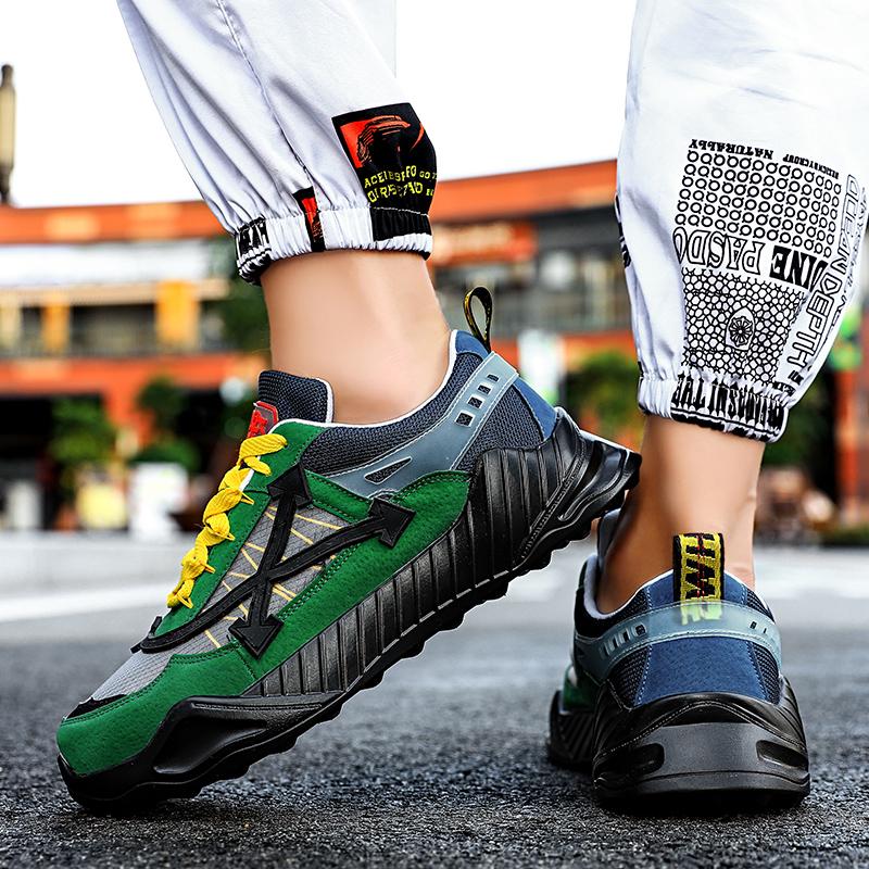 2024 Spring New Men Casual Shoes Lightweight Outdoor Sneakers Man Non-slip Fashion Wear-resistant Soft-soled Youth Tide Designer