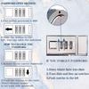 Marble Pattern Password Lock A5 Notebook Diary