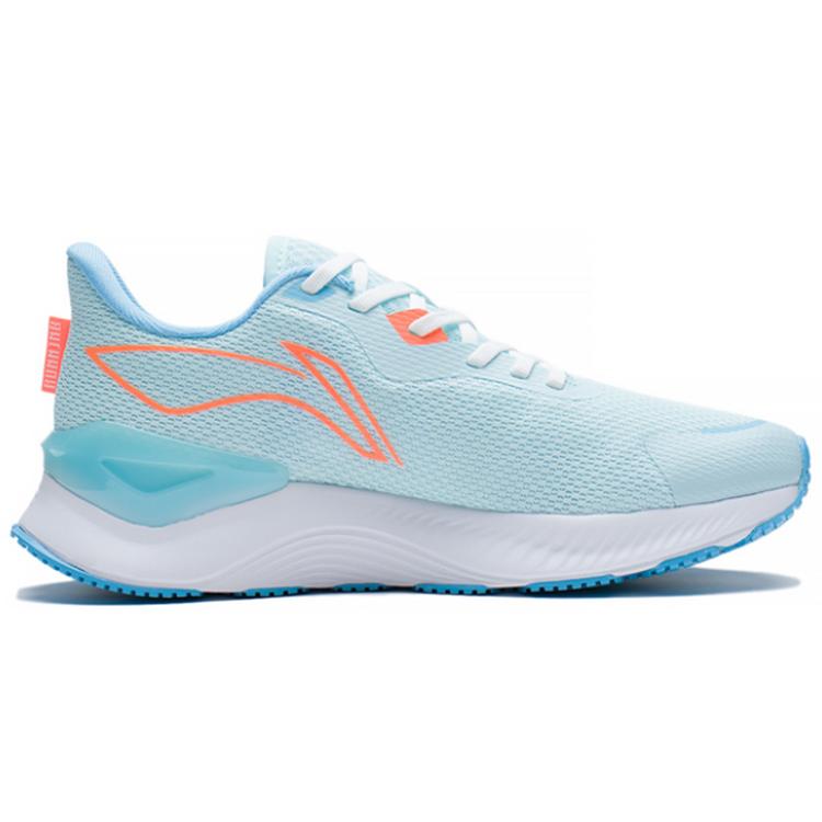 New LiNing YueYing 1.0 Breathable Low Top Running Shoes Women's Blue White ARHS028-4