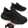 Schwarze Frühjahrs- und Herbst-Neue Netz-Atmungsaktive Sport-Freizeitschuhe Sommer-Arbeitsschutz-Studenten-Papa Trendige Schuhe