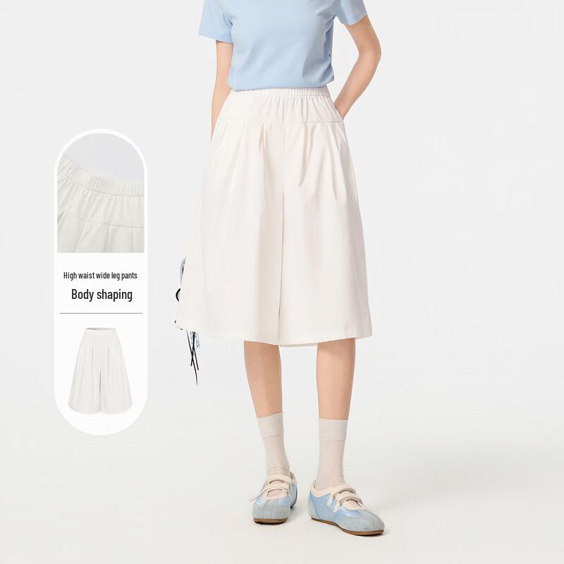 FivePlus Women s Casual Wide-Leg Shorts S