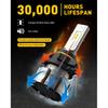 AUXITO 5202 LED Fog Light Bulbs, 6500K Cool White 6000 Lumen Plug And Play, 300% Brighter, 5201 PS19W 12085 PS24W Daytime Running Lights Replacement