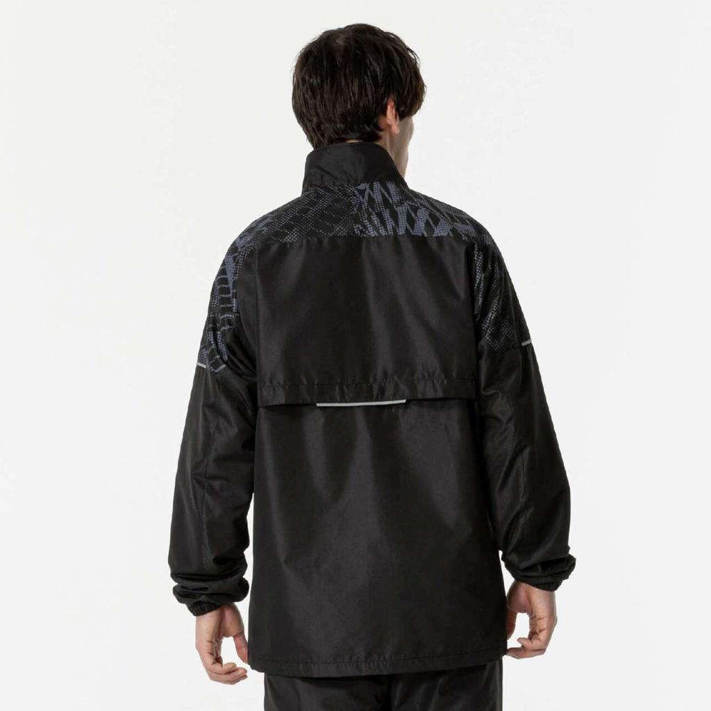 Jachetă termică pentru tenis, rezistentă la apă, absorbantă de umiditate, generatoare de căldură, 62MEB520, neagră [Mizuno]