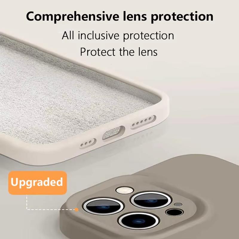 Liquid Soft Silicone For Magsafe Wireless Charge Magnetic Case For iPhone 16 Plus 15 14 13 12 Pro Max 11 Cover