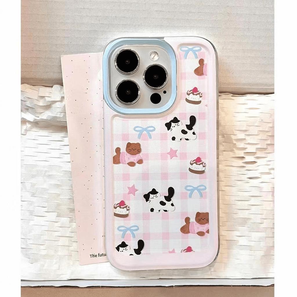 The new cat dessert is suitable for 16 15 mobile phone case Apple 14PROMAX soft case 13 transparent 12 cute 11/7.