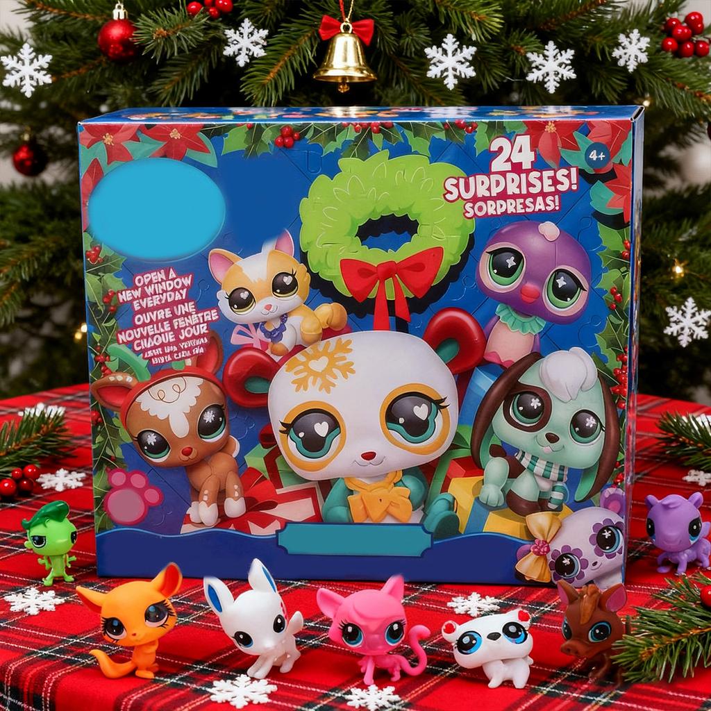 3D 24PC Pet Shop - Calendar de Vacanță Deluxe - Seria 4 Calendar Advent