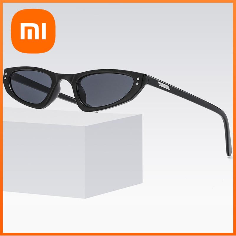 Xiaomi Y2K Small Cat Eye Sunglasses Unisex Retro Narrow Shades UV400 Fashion Decorative Eyewear for Street Party Daily Outdoor