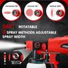 Pistol de pulverizare electric fără fir de 1000 ml Pulverizator portabil de vopsea pentru mobilă auto Aerograf pentru baterie Milwaukee 18V (Fara baterie)