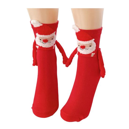 Magnetic Holding Hands Socks Novelty Funny Christmas Holding Hands Socks Xmas Stocking Stuffer Gag