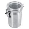 Stainless Steel Food Storage Container Transparent Cover Premium Storage Bottle Airtight Lids Easy To Use Coffee Beans Canister