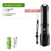 XHP160 Super High Power Flashlight Multi-Mode Waterproof Torch Outdoor Emergency Light Camping Lantern Spotlight Flash Light
