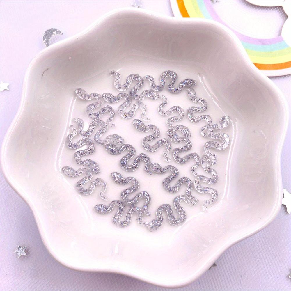 60pcs Assorted Glitter Resin Sequins-Colorful Mini Flat Back Embellishments For DIY Scrapbooking,Wedding Decor,Nail Art.