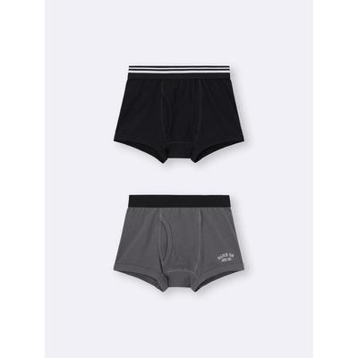 Jungen Boxershorts 2er-Pack Logo-Linie
